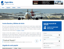 Tablet Screenshot of es.flightwhiz.com