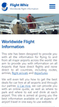 Mobile Screenshot of flightwhiz.com